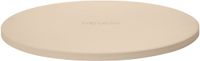 Vevor Pizzasteen Baksteen 406 x 406 mm, Ronde Cordieriet Pizzasteen, Extra Grote Steenplaat met Schraper & Standaard, 17 mm Dik, Hittebestendig, voor Keukenoven, Broodbakken, Pizzabakken en Grillen