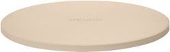 Vevor Pizzasteen Baksteen 406 x 406 mm, Ronde Cordieriet Pizzasteen, Extra Grote Steenplaat met Schraper & Standaard, 17 mm Dik, Hittebestendig, voor Keukenoven, Broodbakken, Pizzabakken en Grillen