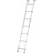 Matisère – Échelle simple 10 échelons 2.68m – Largeur 0.34m – Barreaux striés antidérapants – Crochets ouverture 55mm – 7110cr