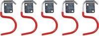 Benson Set ophanghaken - gegalvaniseerd met kunststof coating - 5 stuks - 8,5 x 4,2 cm