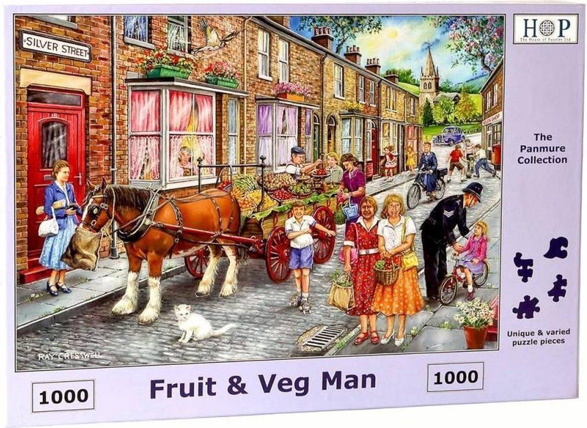 House Of Puzzles Fruit & Veg Man Puzzel 1000 stukjes