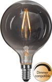 Star Trading G80 LED lamp - E14 - 1.5W - Dimbaar - Rookglas - Super Warm Wit 2100K