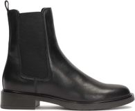 Kazar Zwarte Chelsea Boots Dames Imitatieleer Platte Zool 39