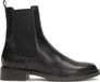 Kazar Zwarte Chelsea Boots Dames Imitatieleer Platte Zool 39