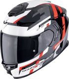 Scorpion EXO-GT SP Air Tornado Integraalhelm - Zwart/Grijs/Rood/Wit - Maat L