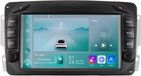 Mercedes-Benz Autoradio avec Bluetooth et CarPlay pour CLK W209 / C-W203 / G-W463 / W208 / A-W168 / Viano / Vito / Vaneo – Compatible avec Apple et Android – Installation stéréo – Système de navigation – 4 Go de RAM, 32 Go de stockage