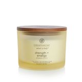 Chesapeake Bay Strength & Energy Cylinder Candle - Yellow - 24 Hours - 312g