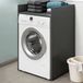 xonox.home Wasmachineombouw gratis 66 x 101 x 60 cm, antraciet imitatie, ombouwkast voor wasmachine of droger, stabiele afdekking en zijdelingse opbergruimte, ideaal voor badkamer of bijkeuken