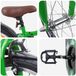 vidaXL Vélo enfant 18 pouces vert