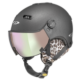 CP Carachillo Leo Ears Skihelm met Vizier zwart