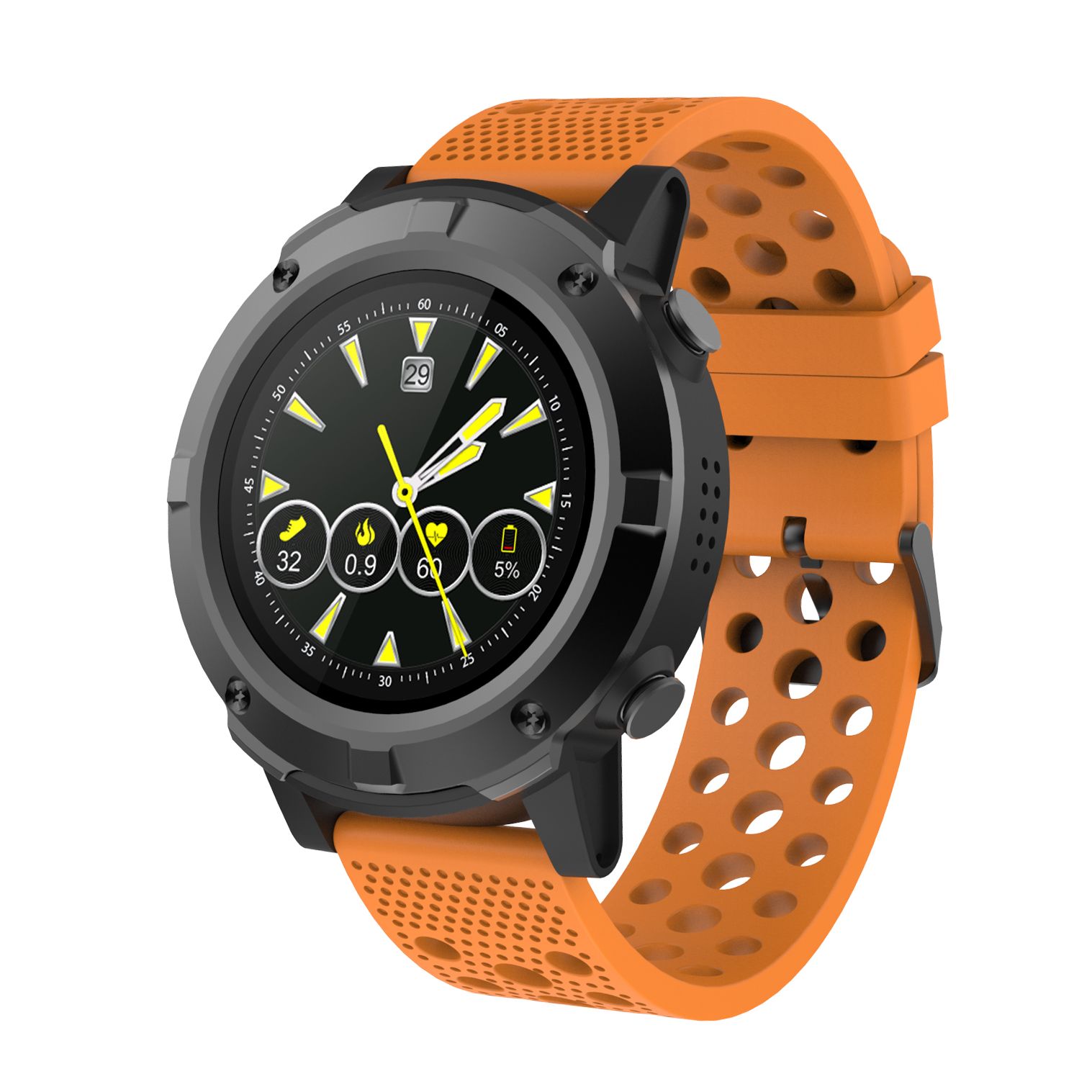 Denver SW-660 Smartwatch - 1.3" AMOLED Display - GPS - Orange