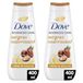 DOVE Douchegel, overvet, voedend, arganolie, 0% sulfaat, 2 x 400 ml