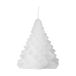 Broste Copenhagen Bougie Granny sapin de Noël Ø9 x 10 cm Blanc Pur