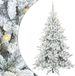 vidaXL Kunstmatige Kerstboom Wit 210 cm