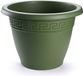 PLASTICFORTE Plantenpot - donkergroen - 20x15 cm - bloempot - kunststof - rond
