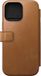 Nomad Modern Leather FolioBookcase voor de Apple iPhone 16 Pro Max - English Tan