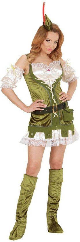 Widmann Robin Hood Kostuum Vrouwelijke Robin Hood Kostuum Large Carnaval kostuum Verkleedkleding