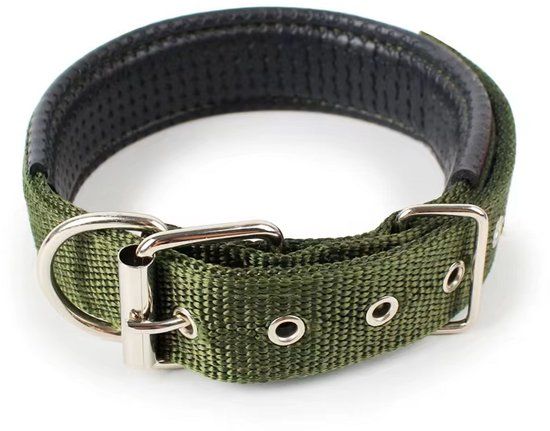 Wolters Dierboetiek Verstelbare Nylon Hondenhalsband - Blauw - XL