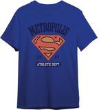 Superman Superman Heren T-shirt - blauw - S