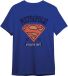 Superman Superman Heren T-shirt - blauw - S