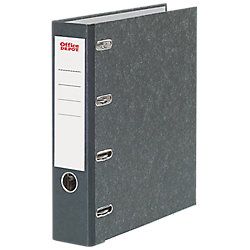 Office Depot Ordner A4 staand 4 ringen 75 mm Grijs wolkenmarmer