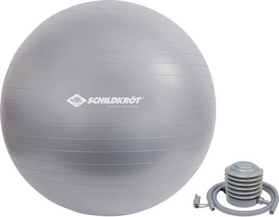 Schildkröt Gymnastiekbal / Fitnessbal - 65 cm - Licht Grijs