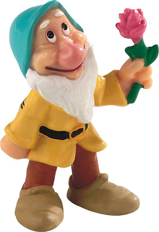 Bullyland Walt Disney Dwarf Bashful - Sneeuwwitje - Kinderfeestje - Kunststof