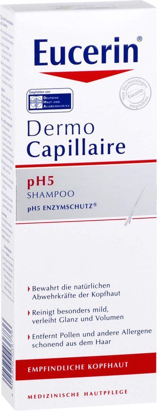 Eucerin Dermocapillaire pH5 Shampoo - 250ml - Gevoelige Hoofdhuid - Vrouwen