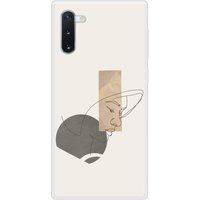Sahara Bedrukt siliconen hoesje compatibel met Galaxy Note 10