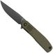 Tenable Knives Einar T2072A1 Blackwashed Nitro-V, Olive Green Black G10, zakmes, Justin Lundquist design