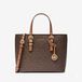 Michael Kors Quinn schoudertas voor dames, Bruin