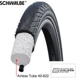 Schwalbe Binnenband 28 40-622(28x1.50)Airless Solid Wit Unisex Stadsfiets