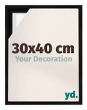 yd. Baklijst 30x40 cm Zwart Mat MDF Lyon