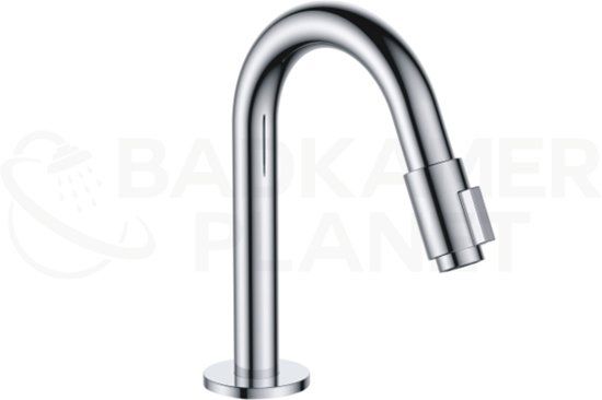 Badkamerplanet Fonteinkraan Elba met Lange Uitloop Chroom