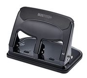 Bostitch Office EZ Squeeze 40 vel 3-gaats pons, Heavy Duty, Zwart