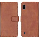 imoshion Luxe Bookcase voor de Samsung Galaxy A10 - Bruin