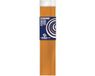 Haza Crepe papier platte vellen - 5x - oranje - 250 x 50 cm