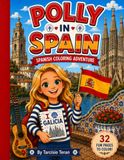 Polly in Spain: Spanish Coloring Adventure for Kids