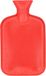 DID Bouillotte - avec housse en caoutchouc - rouge - 2L
