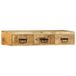 vidaXL Tv-meubel wandmontage 100x30x19 cm massief ruw mangohout