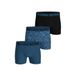 Björn Borg Boxershorts - Blauw/Zwart (Set van 3)