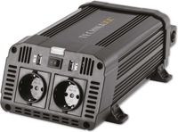 Technaxx TE16 Omvormer 1200W - 2x 230V - 2x 5V USB - 3,1A - Spanningsomvormer