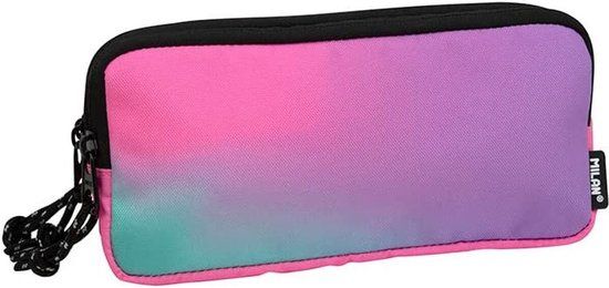 Milan Sunset Roze Pennennetui - 22 x 11 x 6,5 cm - 3 Vakken