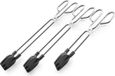 Ibili Keukentang 25 cm RVS/Nylon, Zilver/Zwart, 25 x 7 x 3 cm