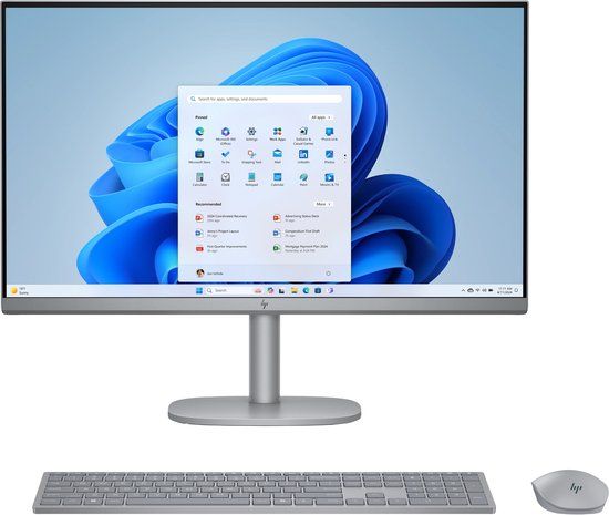 HP OmniStudio X 27-cs0872nd 27" 3840x2160 Intel Core Ultra 7 155H 16GB DDR5 1TB SSD Windows 11 Home Wi-Fi 7 AI PC Zilver