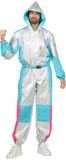 Wilbers&Wilbers Skipak Luxe Zilver - Aprés Ski Kostuum - Foute Party - Carnavalskleding - Heren - Maat S