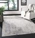 Safavieh Invista Collection INV437 tapijt voor binnen, woonkamer, slaapkamer, interieur, rechthoekig, geweven, 122 x 183 cm, crème-antraciet