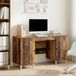 Maison Exclusive - Bureau en bois massif recyclé, 142,5 x 50 x 75 cm, matériau bois