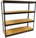 Merkloos Professionele Legbordstelling / Garagestelling 4 x 100 Kg - Grijs - Merkloos