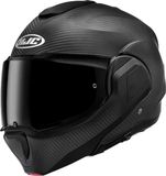 HJC F100 Carbon Helm - Systeemhelm - Zwart - Maat M